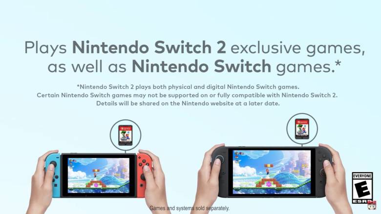 Some switch games will not work at the Nintendo Switch 2