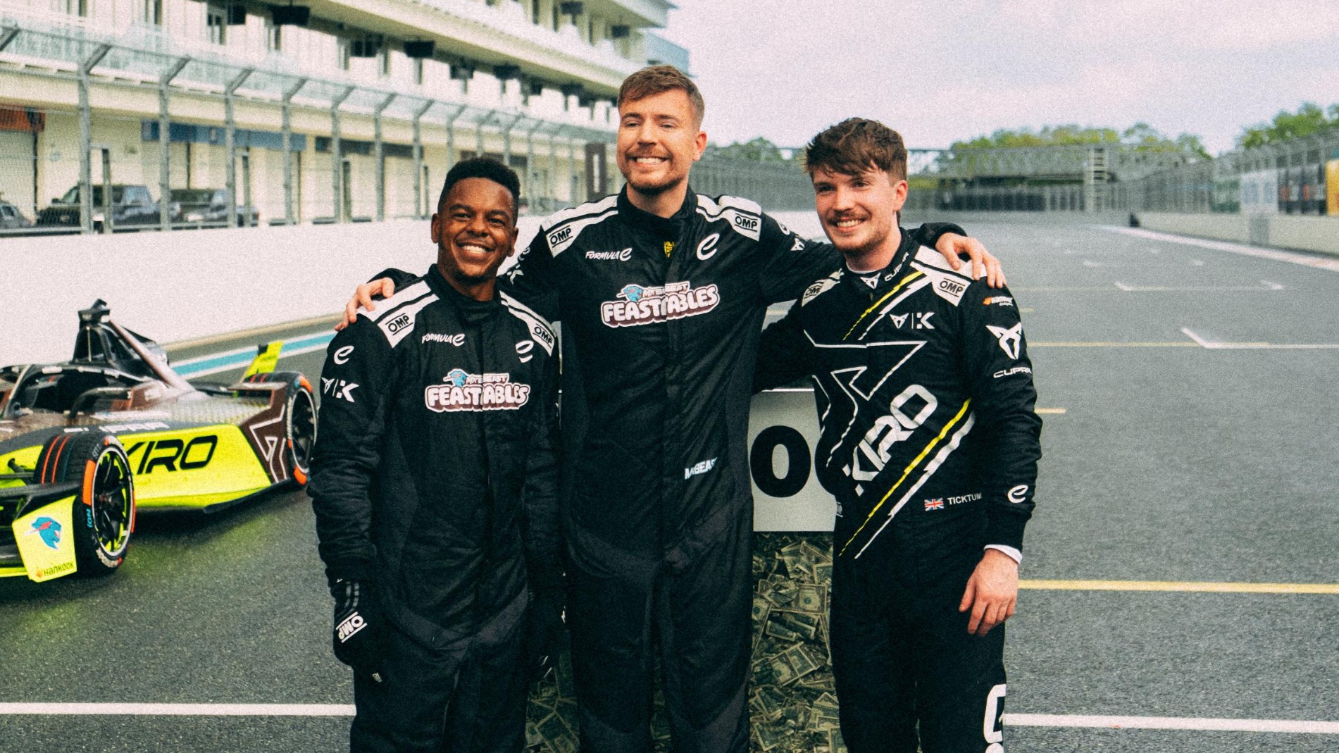Mrbeast, joins the Kiro Formula E cupra team